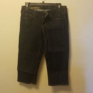 Denim capris